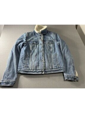 Vintage Levi’s Sherpa Lined Denim Trucker Size Small